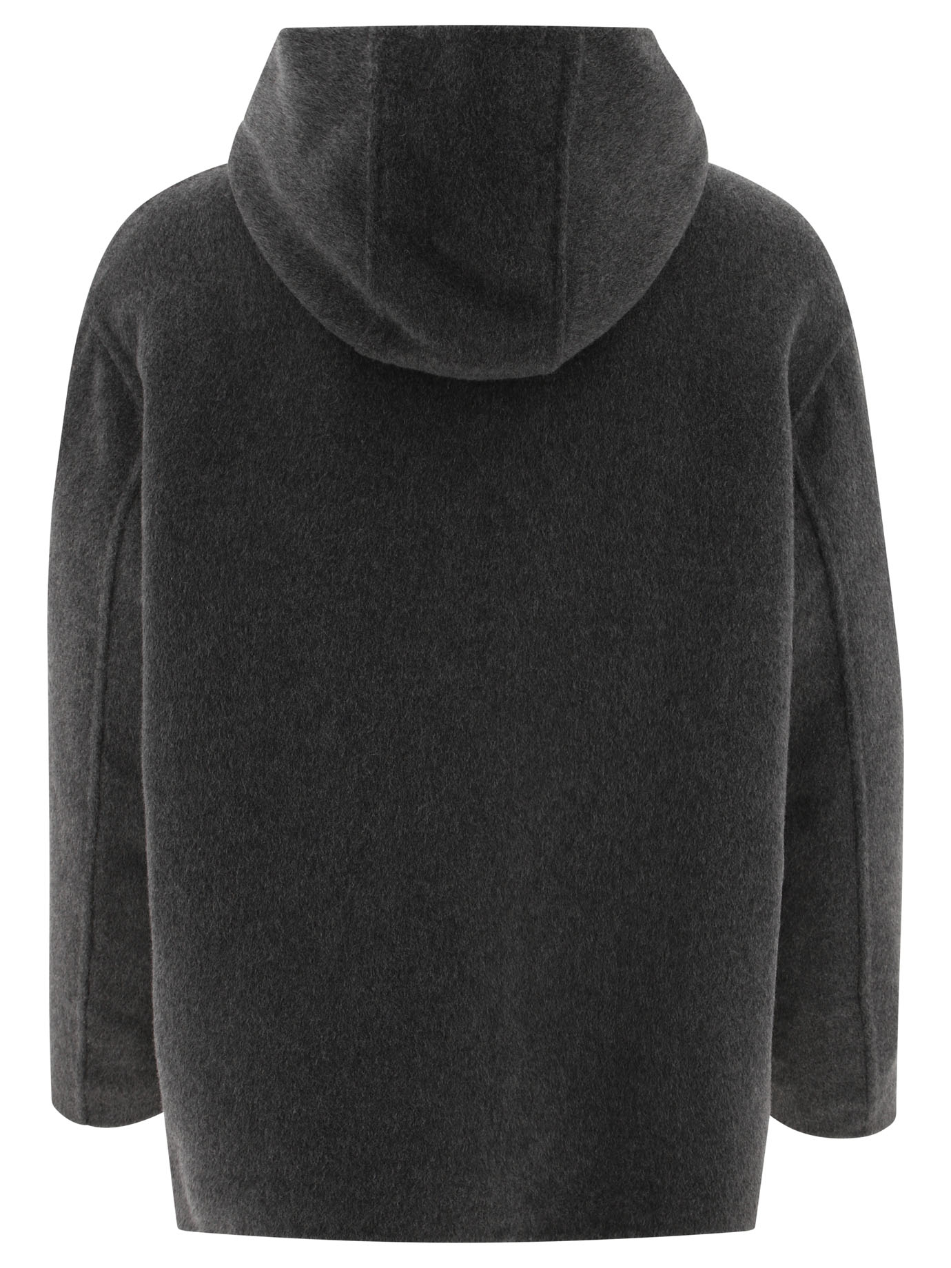 PRADA Grey Virgin wool hoodie